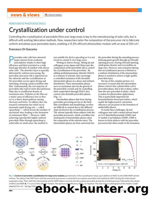 Crystallization under control by Francesco Di Giacomo