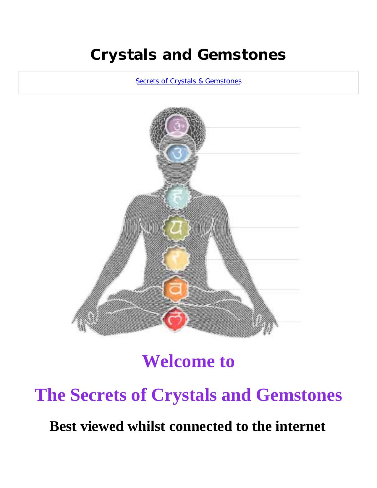 Crystals and Gemstones | by Unknown