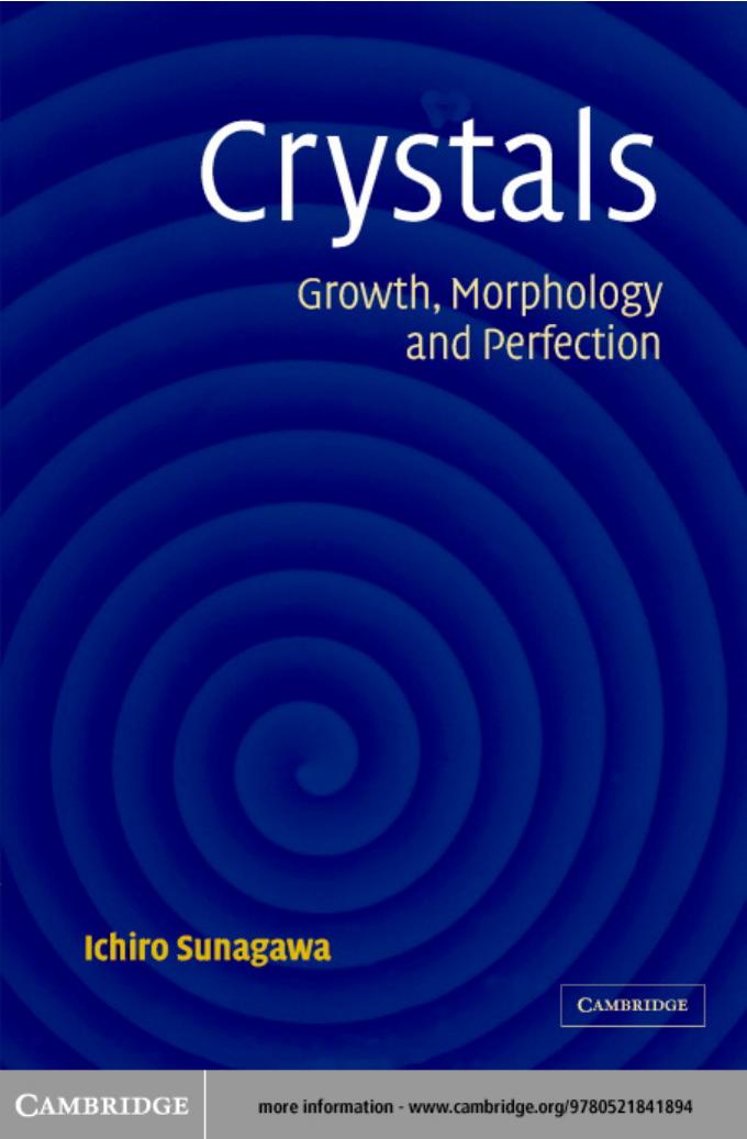 Crystals: growth, morphology, and perfection by Ichiro Sunagawa