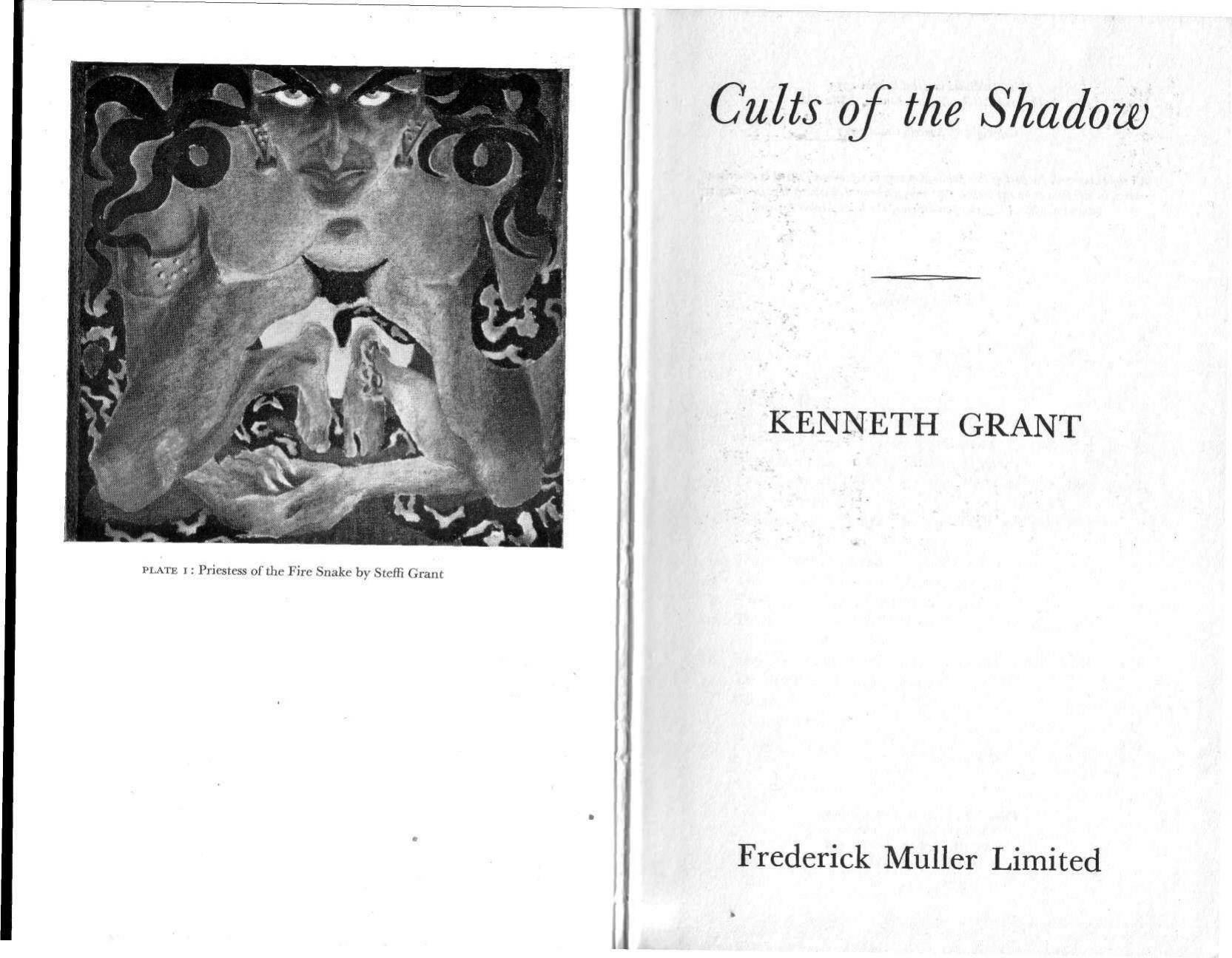 Cults of the Shadow by Kenneth Grant