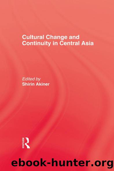 Cultural Change Continuity In by Akiner