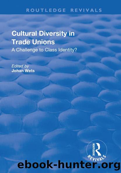 Cultural Diversity in Trade Unions: A Challenge to Class Identity? by Johan Wets
