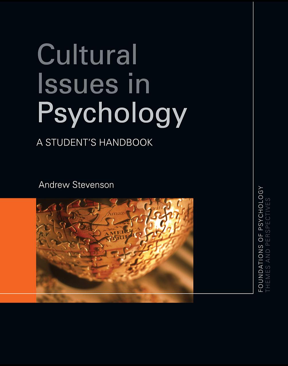 Cultural Issues in Psychology: A Student's Handbook (Foundations of Psychology) by Andrew Stevenson