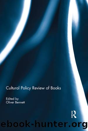 Cultural Policy Review of Books by Oliver Bennett