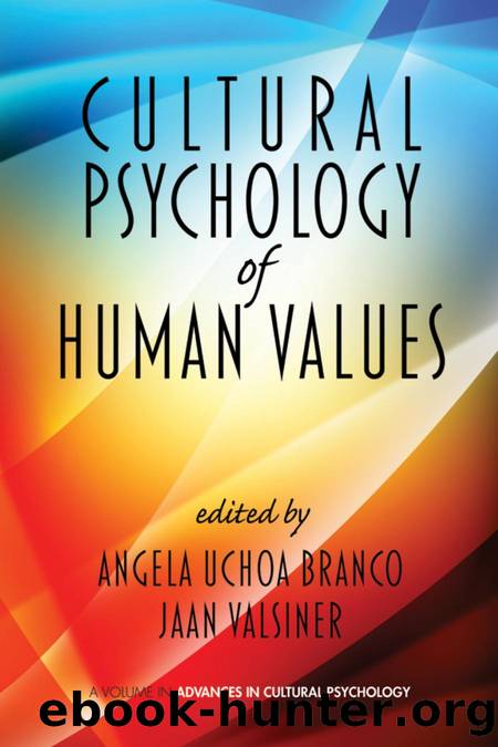 Cultural Psychology of Human Values by Jaan Valsiner; Angela Uchoa Branco