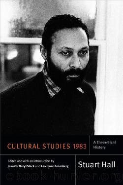 Cultural Studies 1983 by Hall Stuart