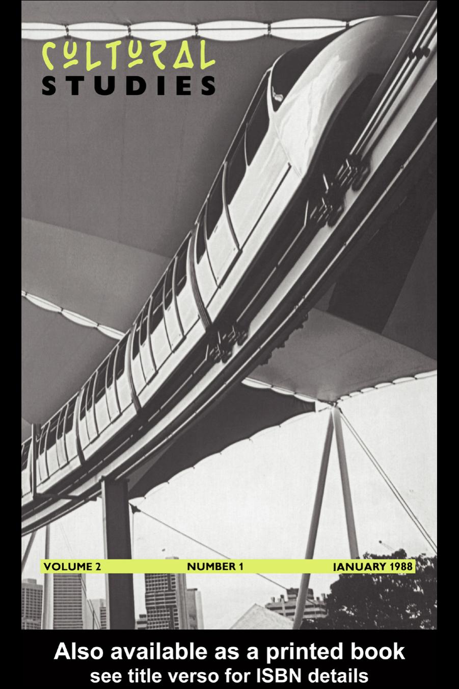 Cultural Studies V2 Issue 1 by John Fiske