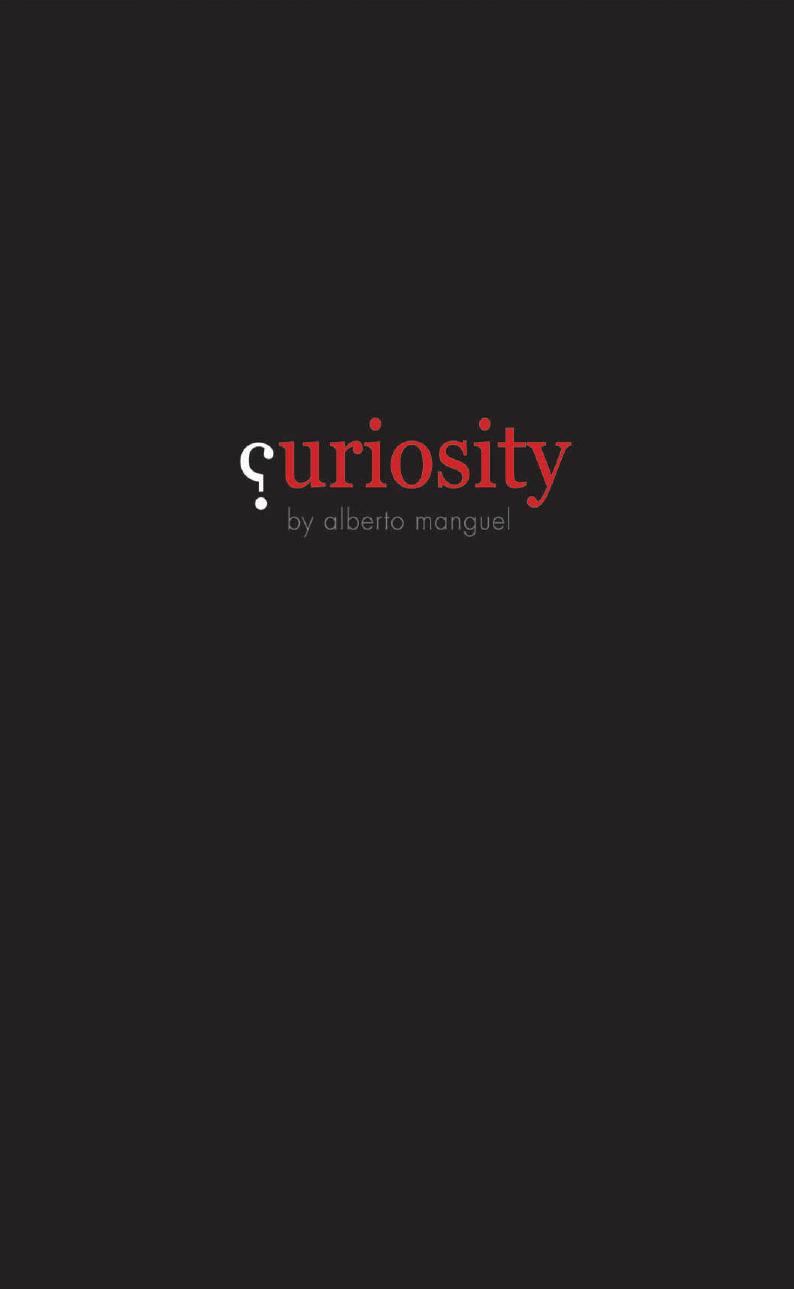 Curiosity by Alberto Manguel