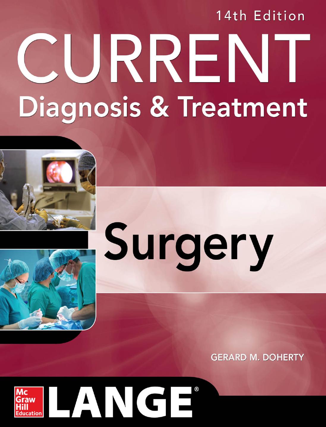 Current Diagnosis and Treatment Surgery by Gerard Doherty