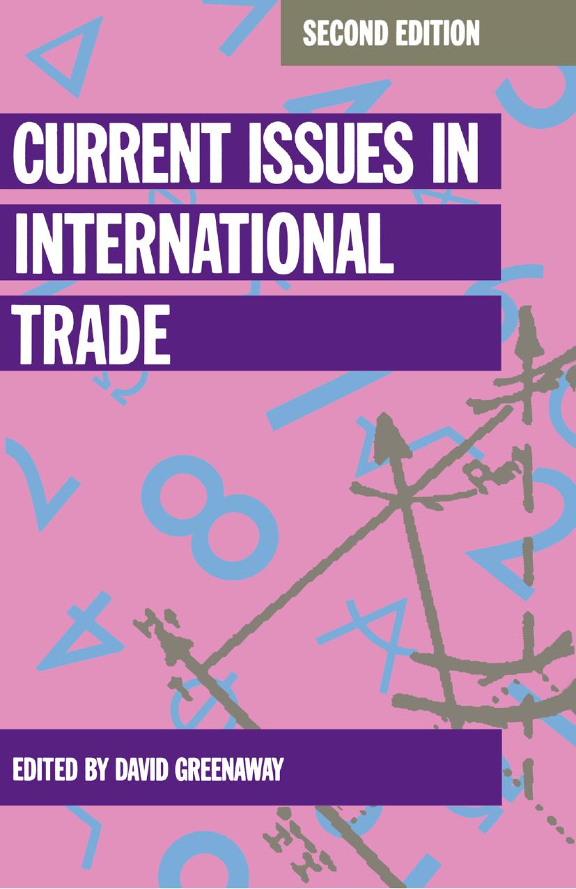 Current Issues in International Trade by David Greenaway (eds.)