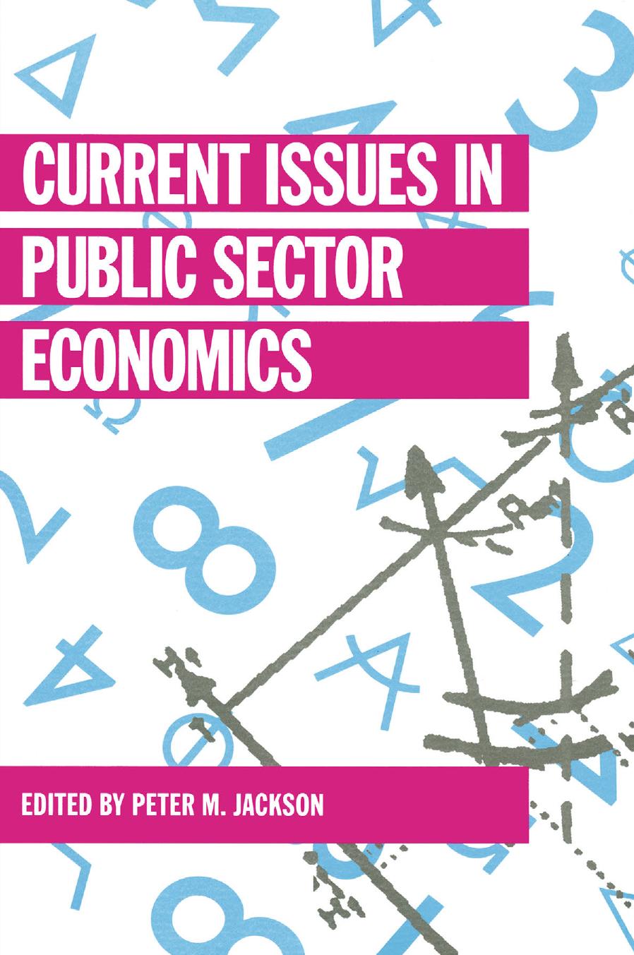 Current Issues in Public Sector Economics by Peter M. Jackson (eds.)
