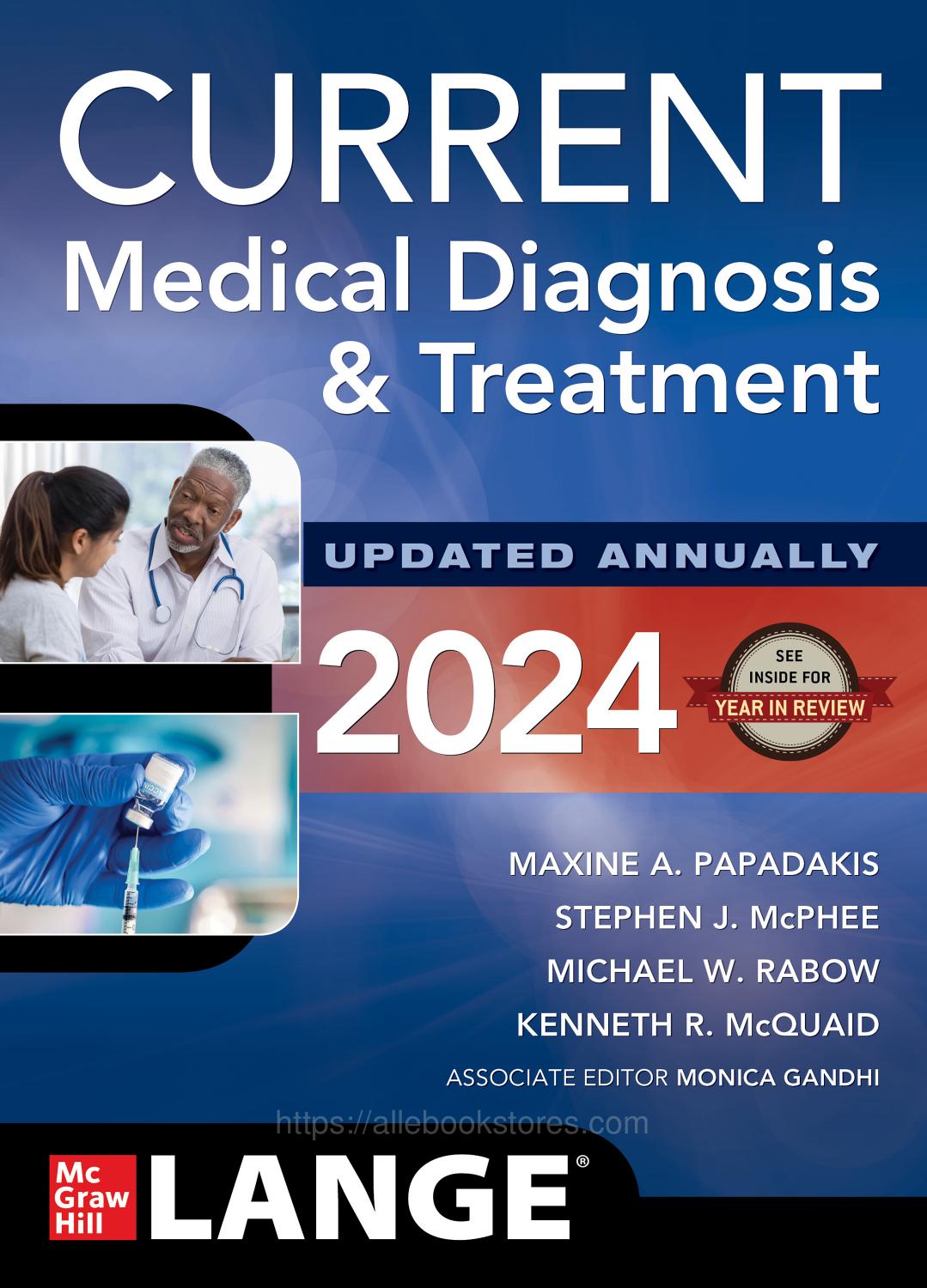 Current Medical Diagnosis and Treatment 2024 by unknow