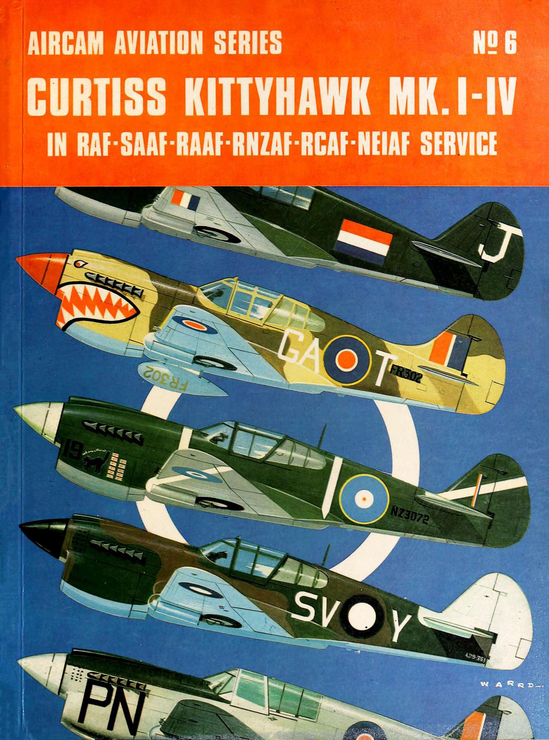 Curtiss Kittyhawk MK.I-IV (Osprey Aircam Aviation Series 6) by Unknow