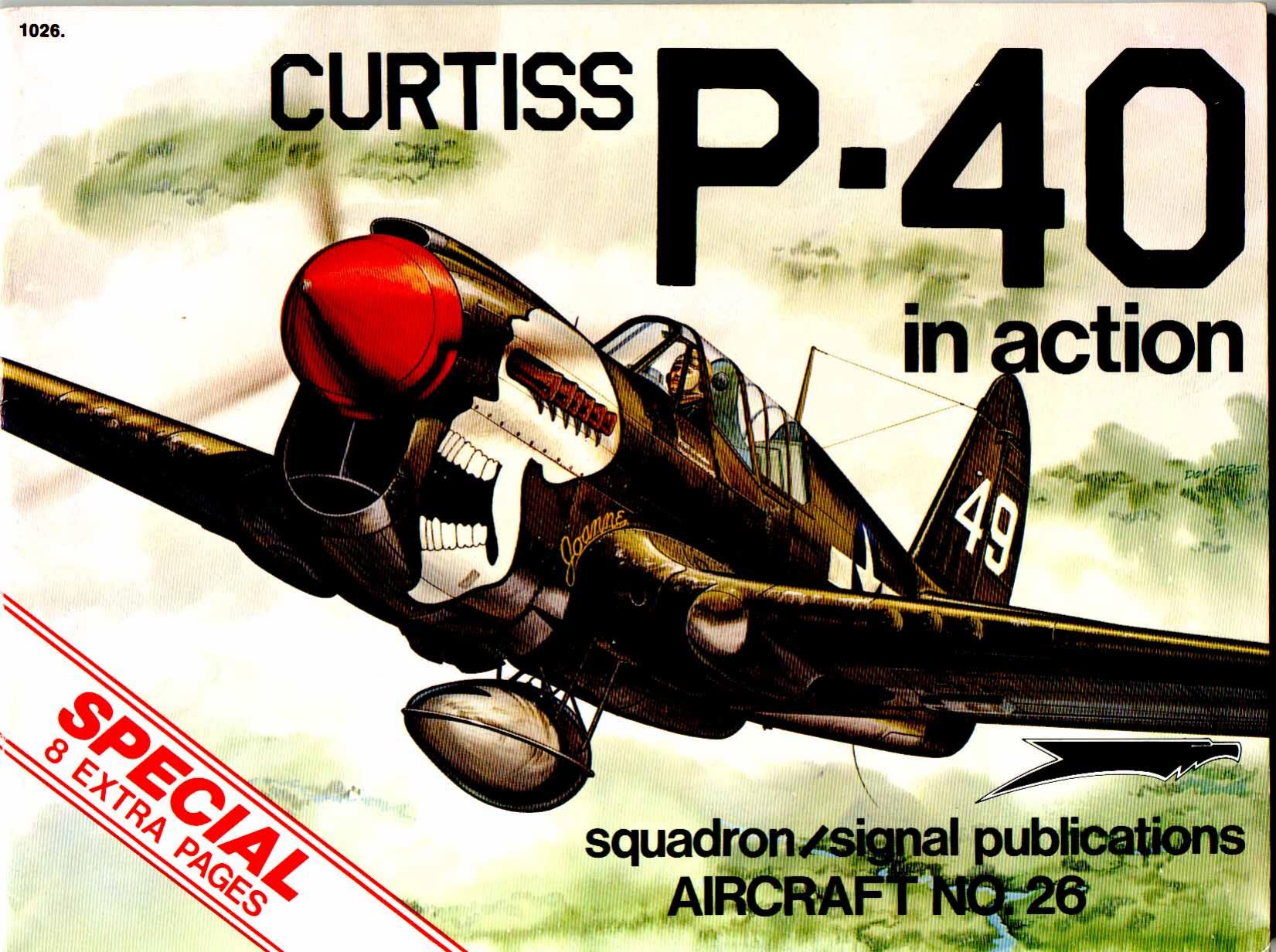 Curtiss P-40 in Action by Aircraft No. 26