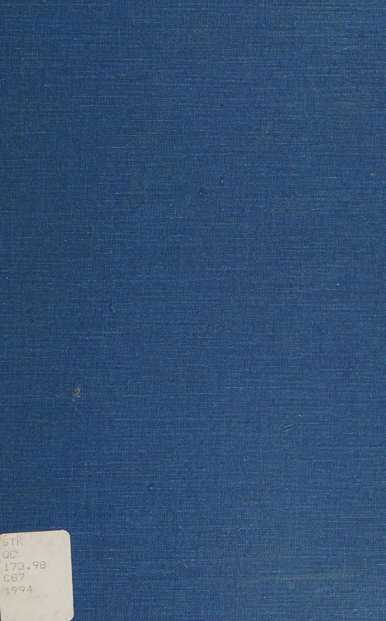 Cushing J. Quantum Mechanics. Historical Contingency...1994 by Unknown