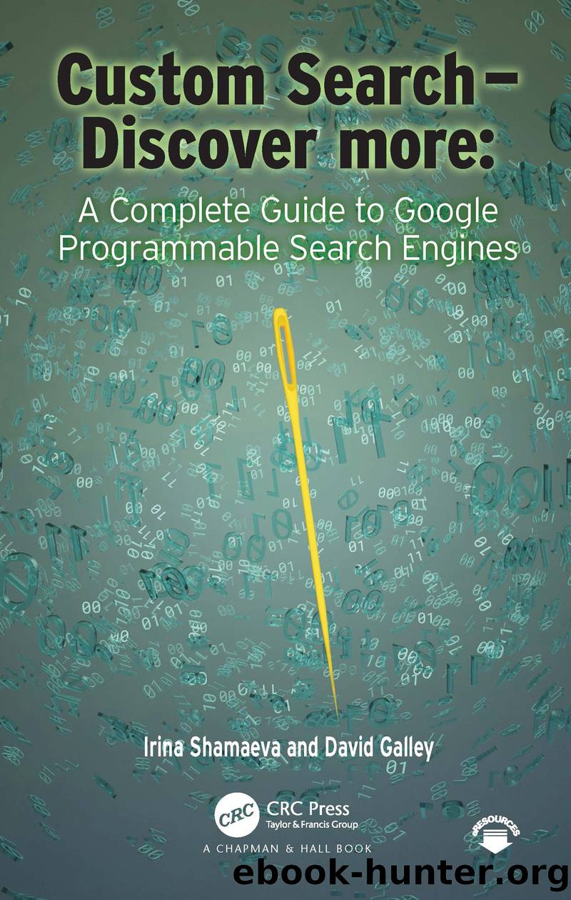 Custom Search - Discover More: by Shamaeva Irina;Galley David Michael; & David Galley