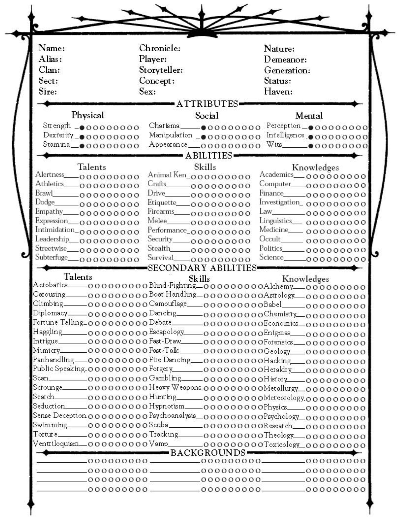 Custom Vampire by Unknown