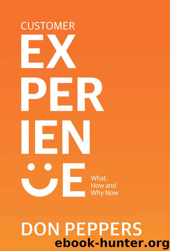 Customer Experience by Don Peppers
