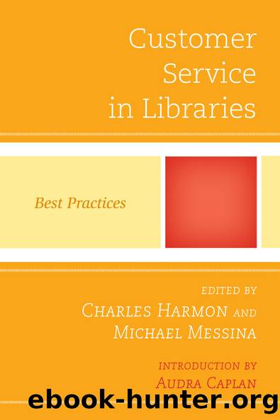 Customer Service in Libraries by Charles Harmon