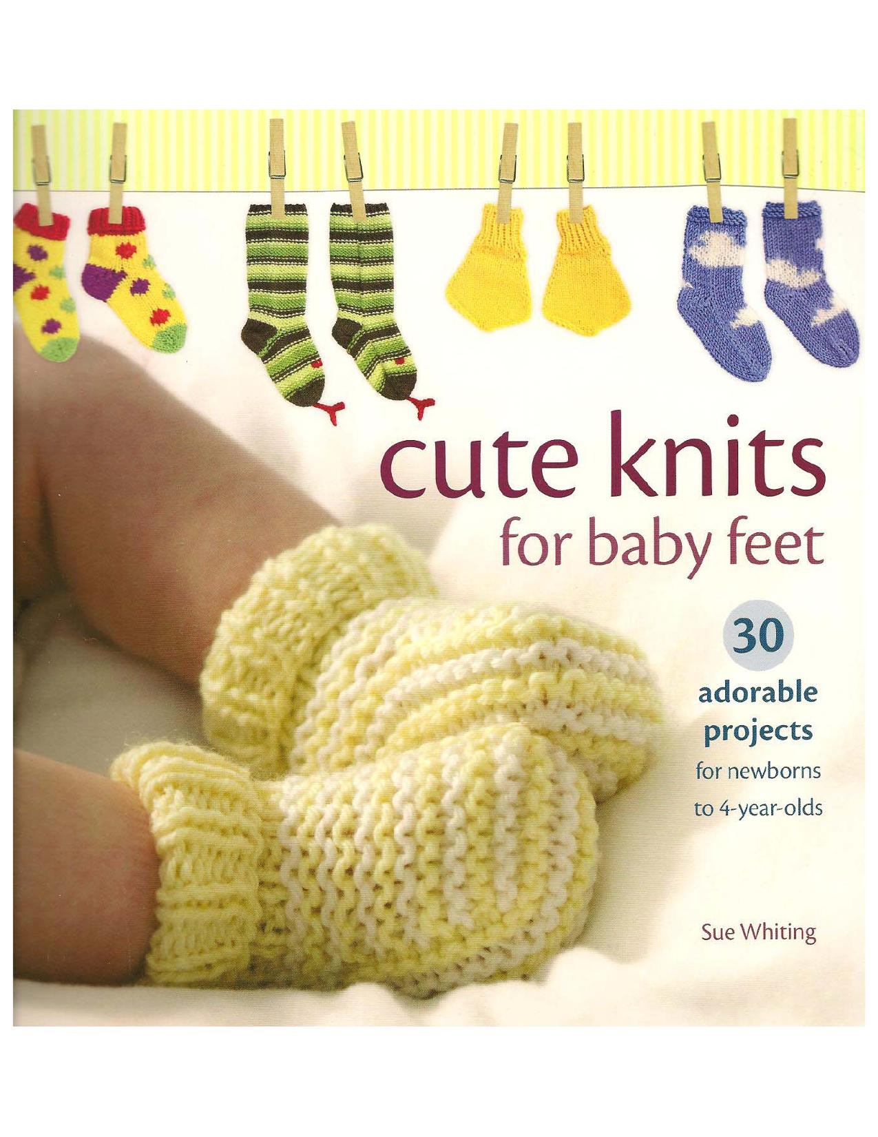 Cute knits for baby feet by Jannett Chapman