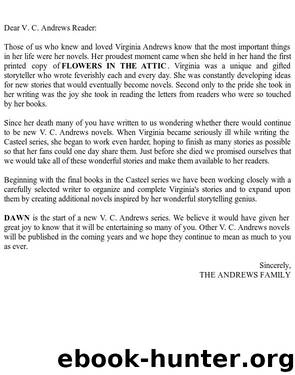 Cutler 1 - Dawn by V.C. Andrews