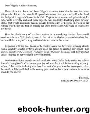 Cutler 5 - Darkest Hour by V.C. Andrews