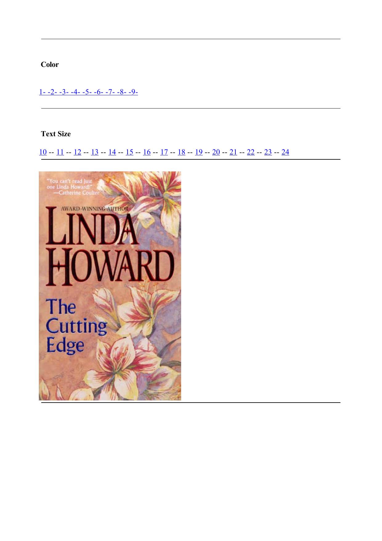 Cutting Edge by Linda Howard