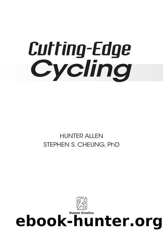 Cutting-Edge Cycling by Allen Hunter & Cheung Stephen S