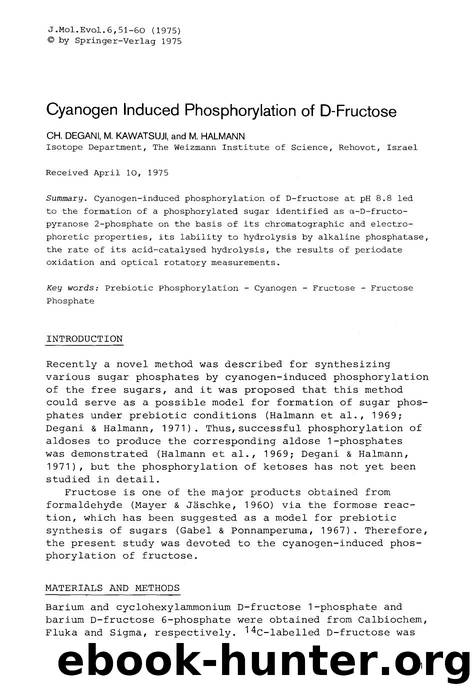 Cyanogen induced phosphorylation of D-fructose by Unknown
