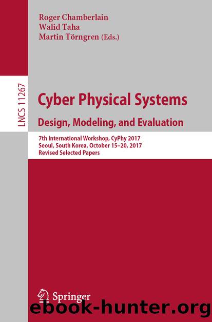 Cyber Physical Systems. Design, Modeling, and Evaluation by Unknown