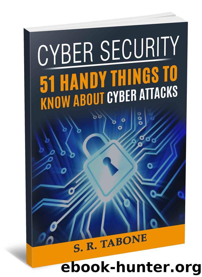 Cyber Security 51 Handy Things To Know About Cyber Attacks: From the first Cyber Attack in 1988 to the WannaCry ransomware 2017. Tips and Signs to Protect your hardaware and software by S. R. Tabone & Ahmed Arifur Rahman