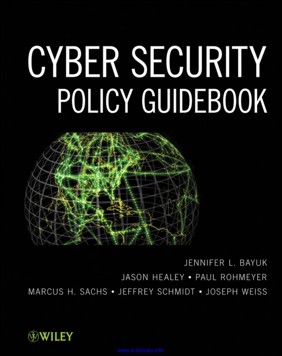 Cyber Security Policy Guidebook by Bayuk Jennifer L.(Author)