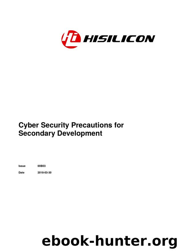 Cyber Security Precautions for Secondary Development by why