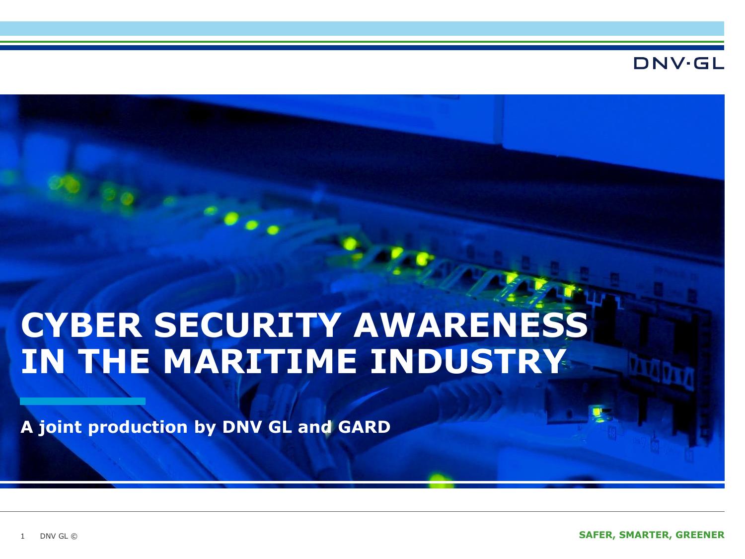 Cyber Security in maritime shipping â and awareness by Nilsen Ole Vidar