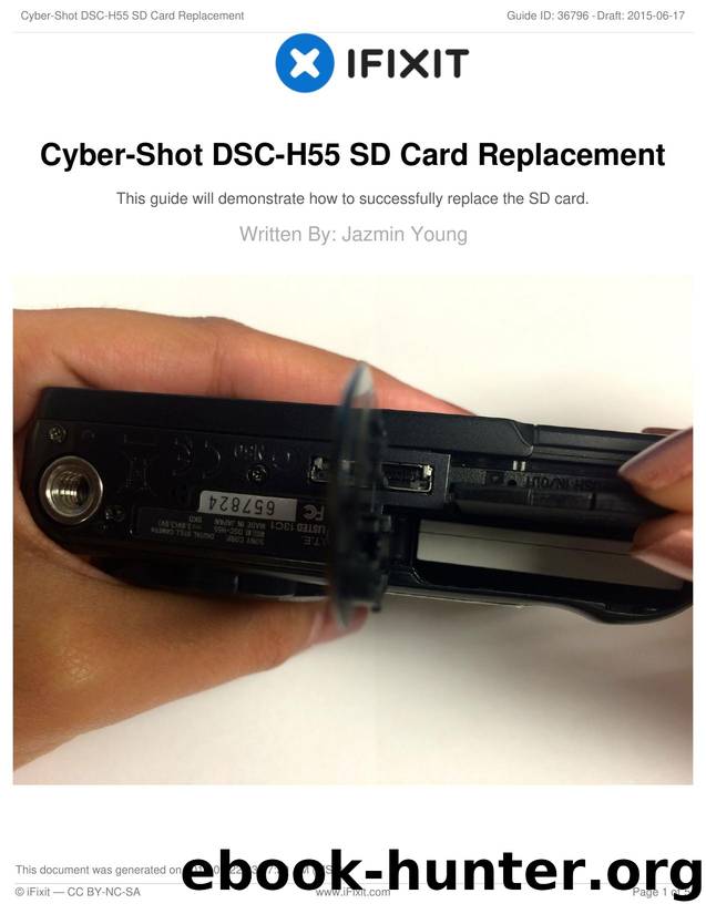 Cyber-Shot DSC-H55 SD Card Replacement by Unknown