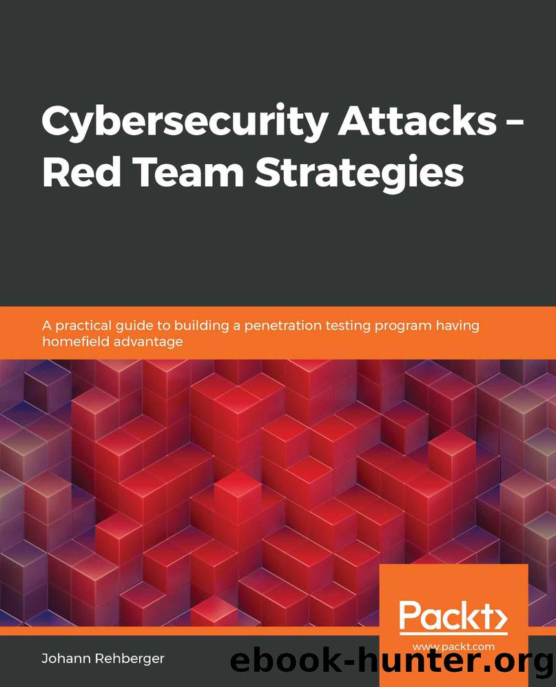 Cybersecurity Attacks â Red Team Strategies by Johann Rehberger