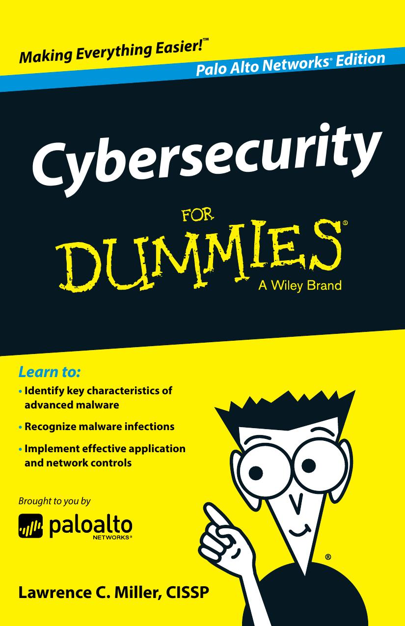 Cybersecurity For Dummies. Palo Alto Networks Edition by Miller L.C