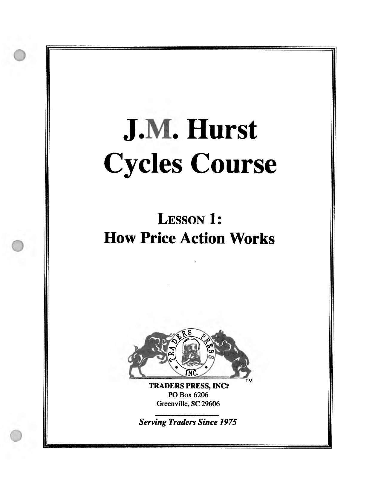 Cycles Trading Course by J. M. Hurst