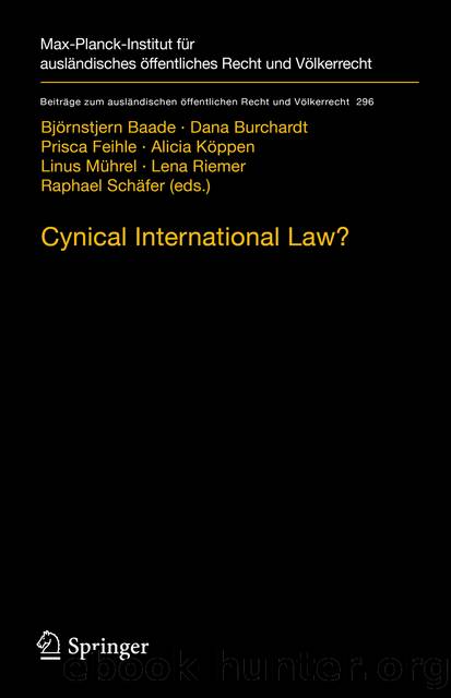 Cynical International Law? by Unknown