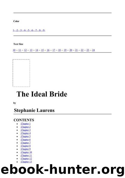 Cynster 12 The Ideal Bride by Stephanie Laurens