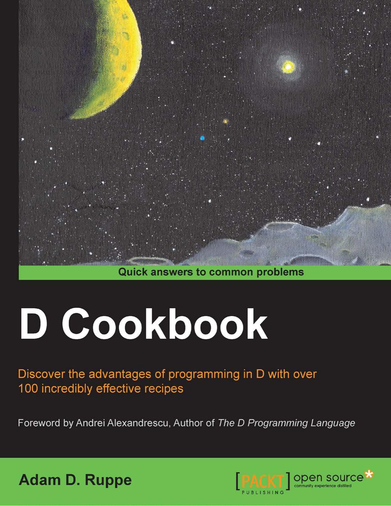 D Cookbook By Adam D Ruppe by Unknown