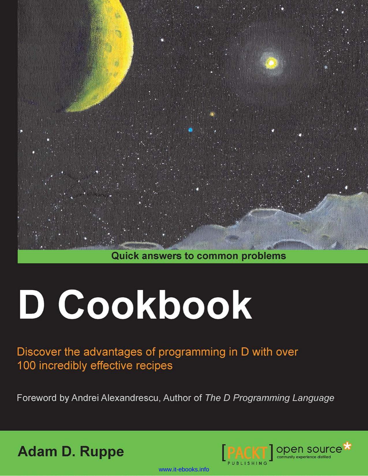 D Cookbook by Unknown