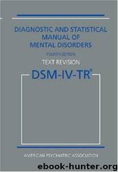 D S M- I V- T R Classification by Health Mental