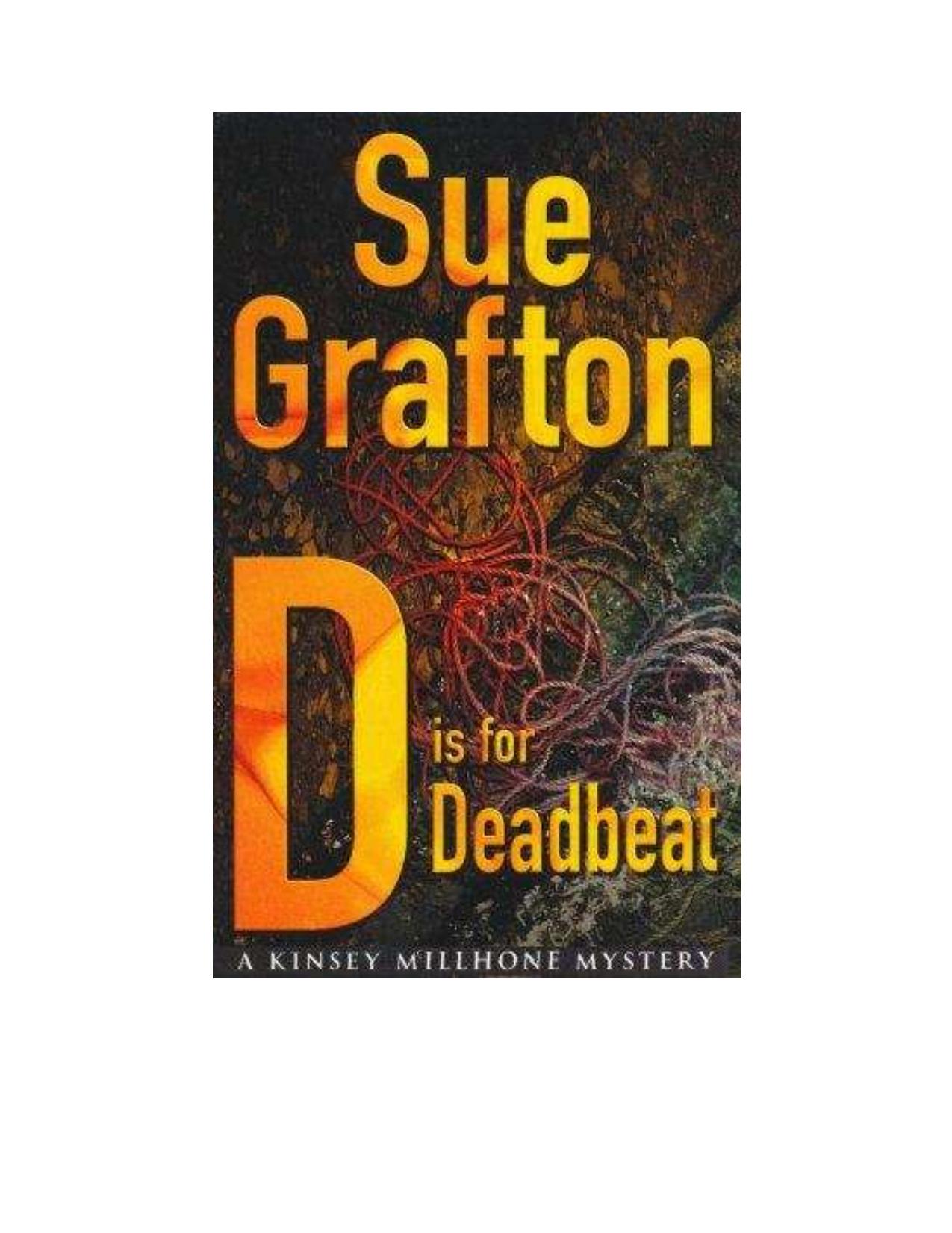 D is for Deadbeat by Sue Grafton