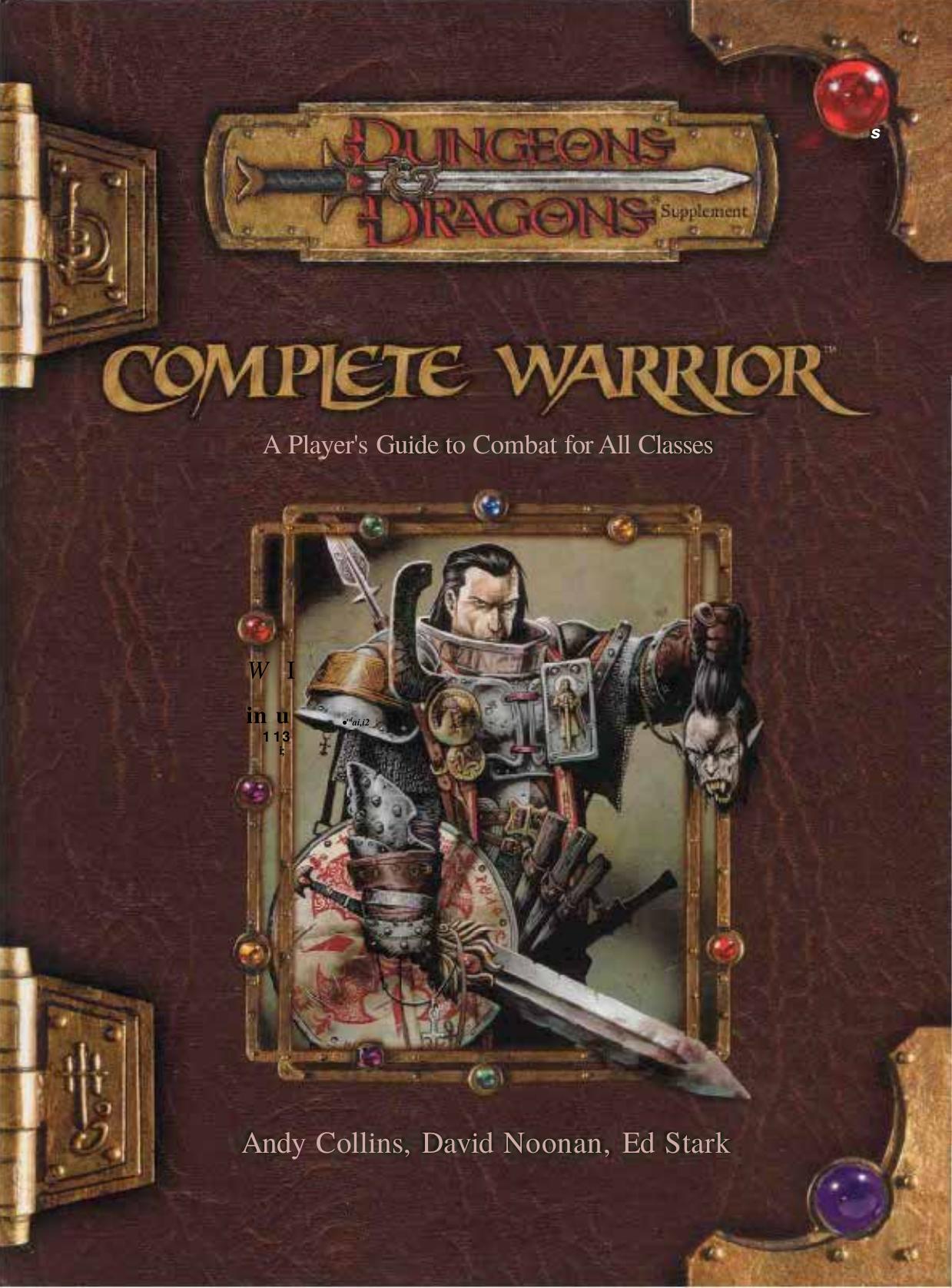 D&D 3.5 Complete Warrior by Unknown