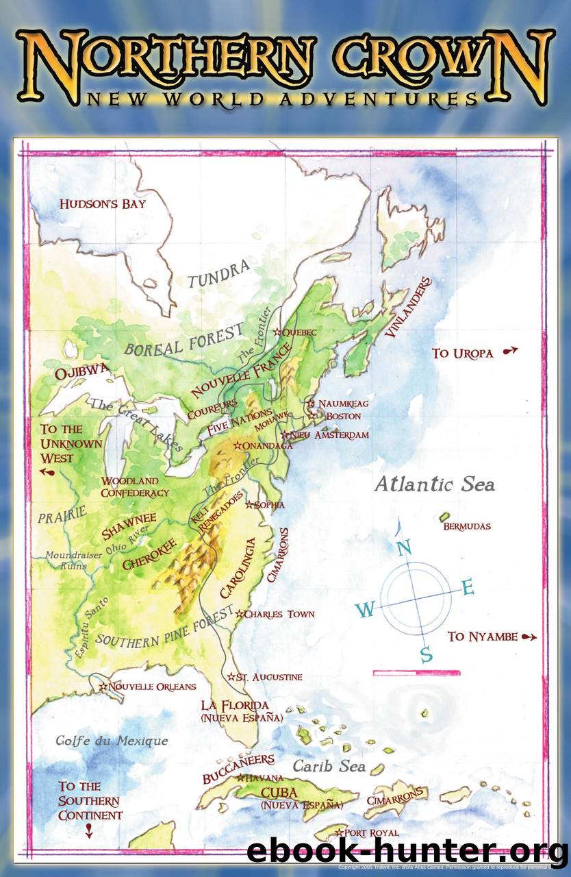 D&D 3rd ed.-Northern Crown-Master Map 1 by Unknown