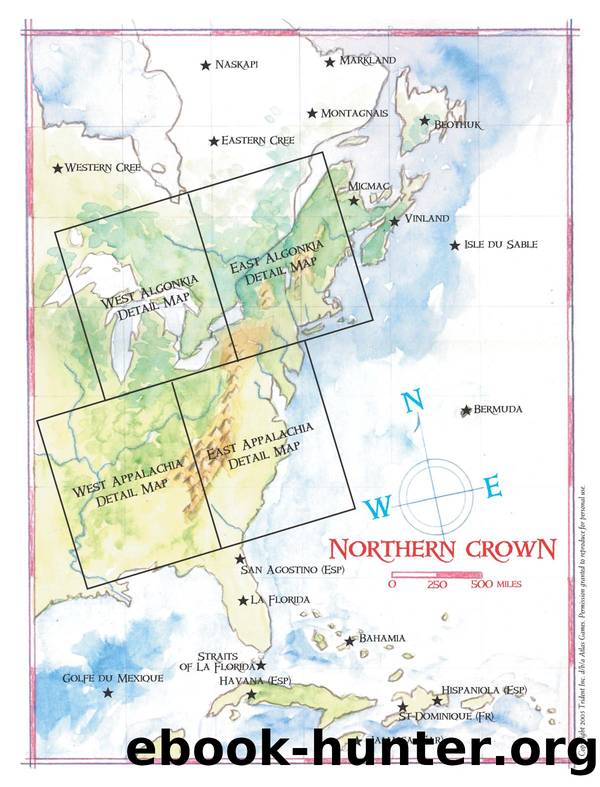 D&D 3rd ed.-Northern Crown-Master Map 2 by Unknown