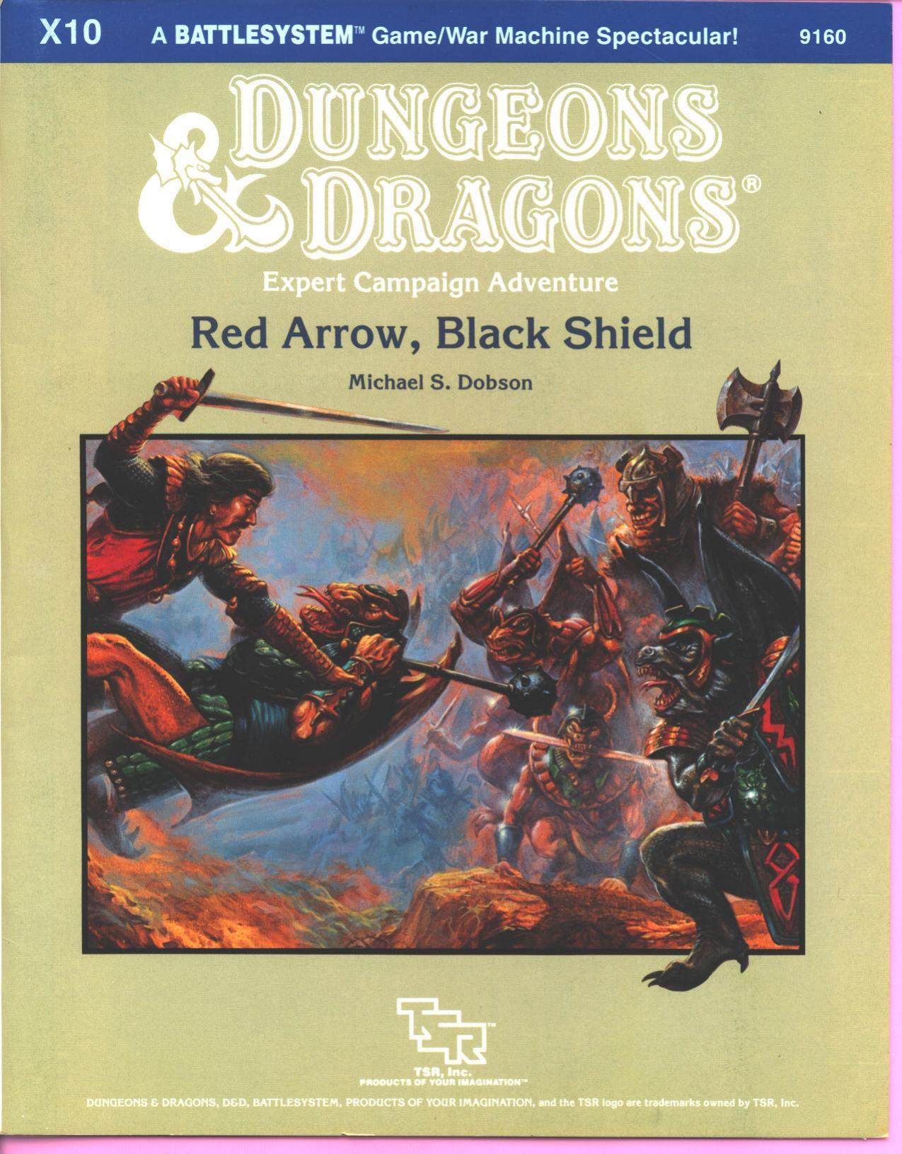 D&D Basic Red Arrow, Black Shield by TSR