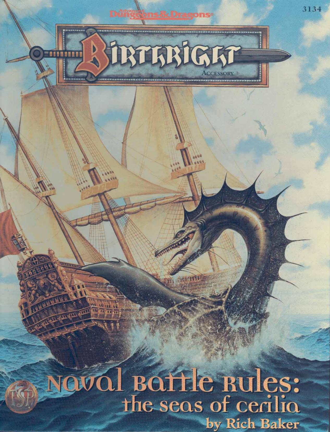 D&D Birthright Naval Battle Rules by The Seas of Cerilia