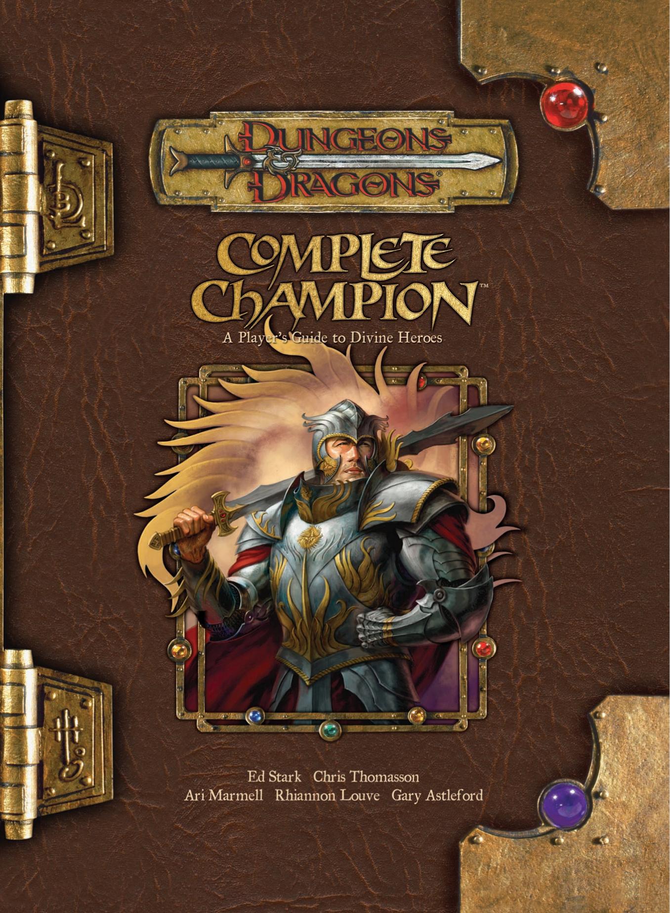 D&D Complete Champion by Unknown